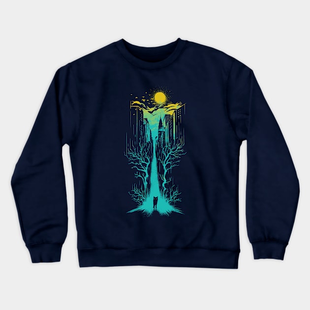 Night Watcher Crewneck Sweatshirt by StevenToang